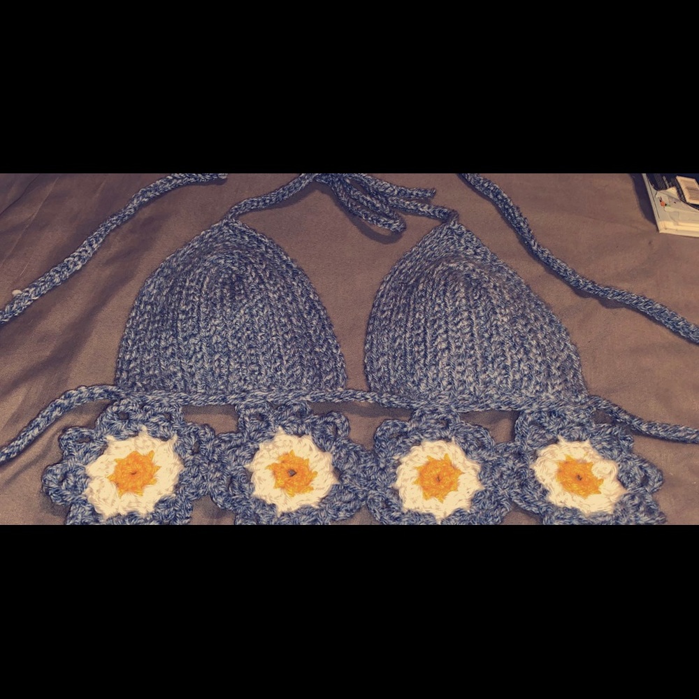 Flower Crochet bralette